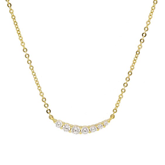 Collana Gioielleria Dossena  Donna in Oro Zircone 280425 - 280425